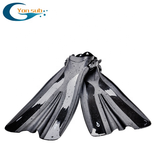 Adult Adjustable Long Flippers Scuba Diving Fins