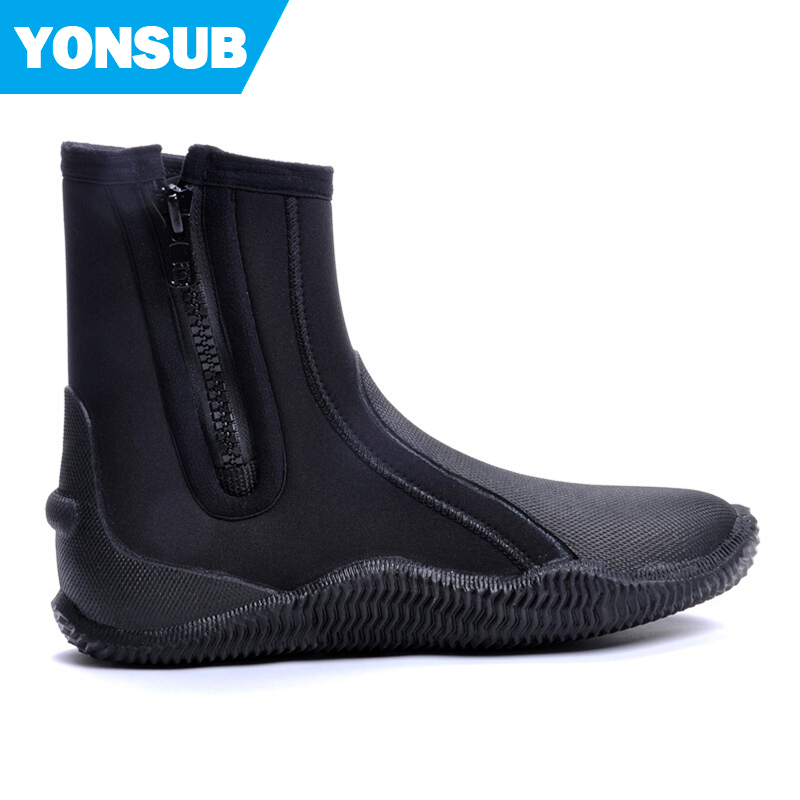 Anti skid water-proof diving boots for adult