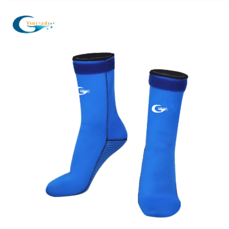 Anti-slip neoprene beach diving and snorkeling socks for water sports