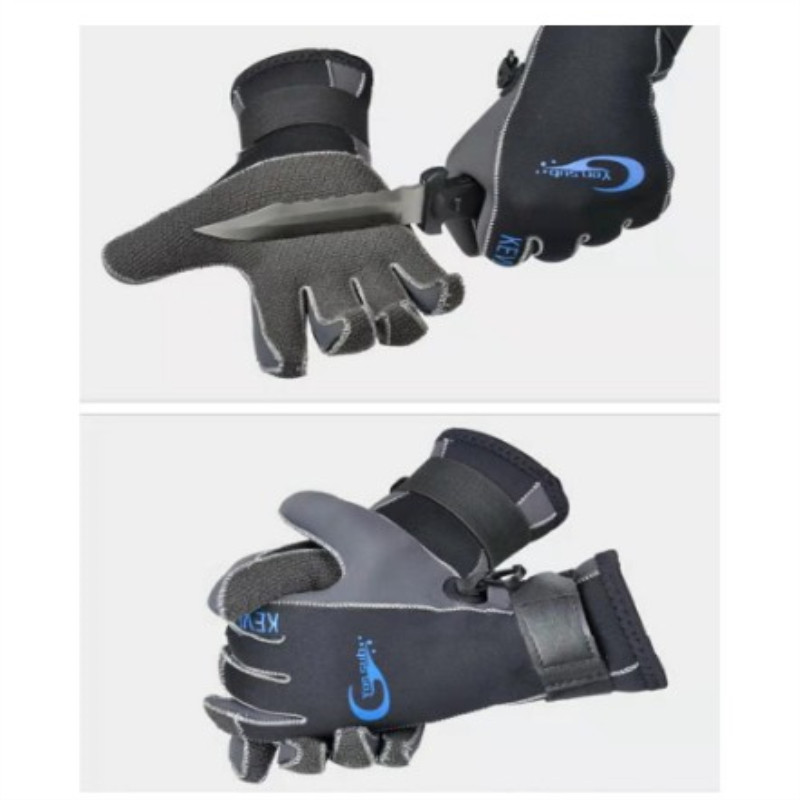 Custom waterproof neoprene spearfishing diving gloves