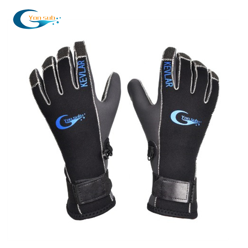 Custom waterproof neoprene spearfishing diving gloves