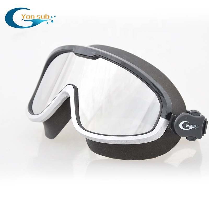 UV protection colorful anti fog silicone swimming goggles