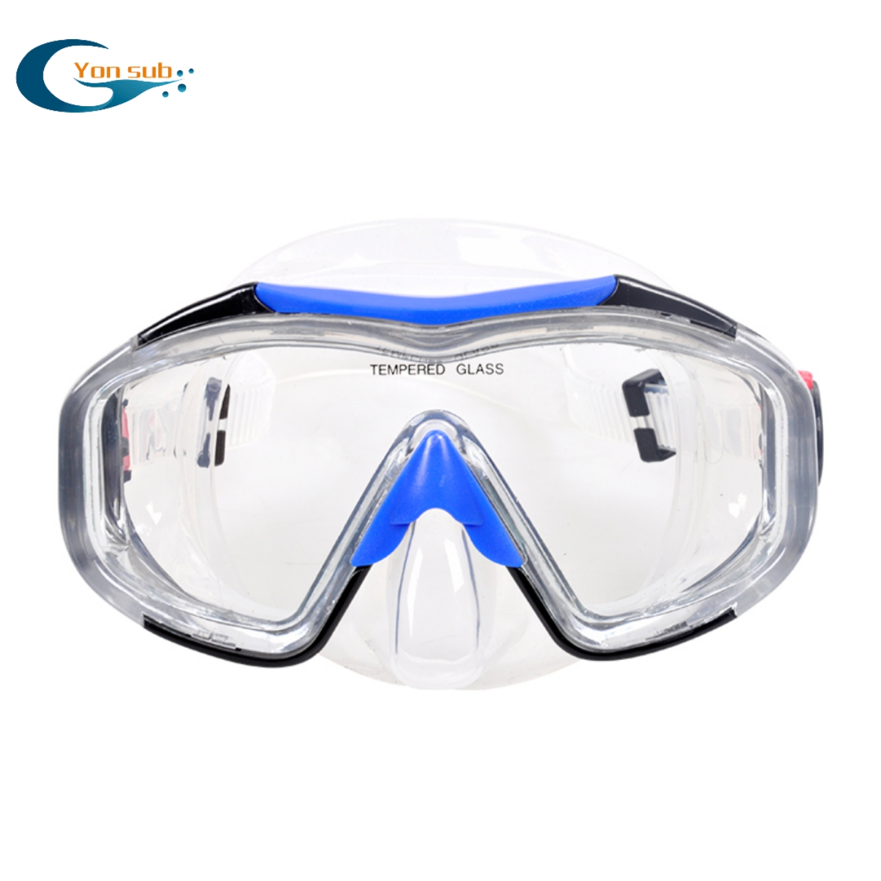 High quality 4 mm tempered glass silicone scuba diving mask for sale