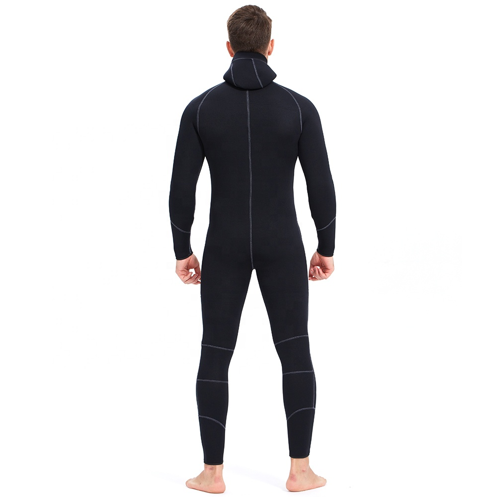 Black color high quality 5 mm surfing neoprene wetsuit