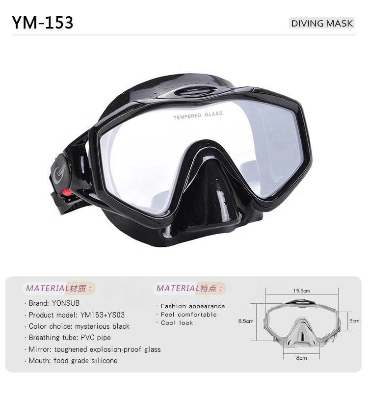 Wholesale silicone diving mask