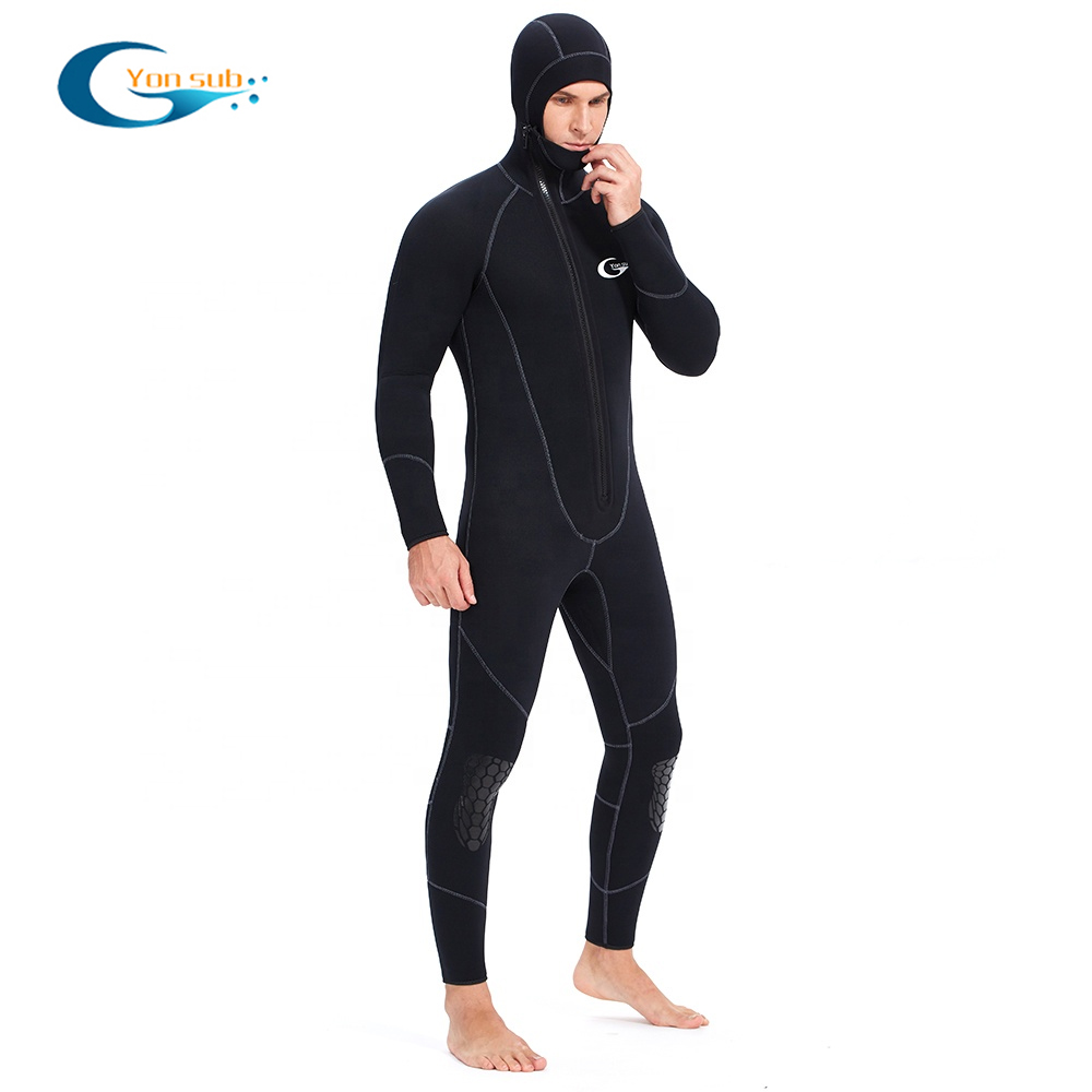 Black color high quality 5 mm surfing neoprene wetsuit