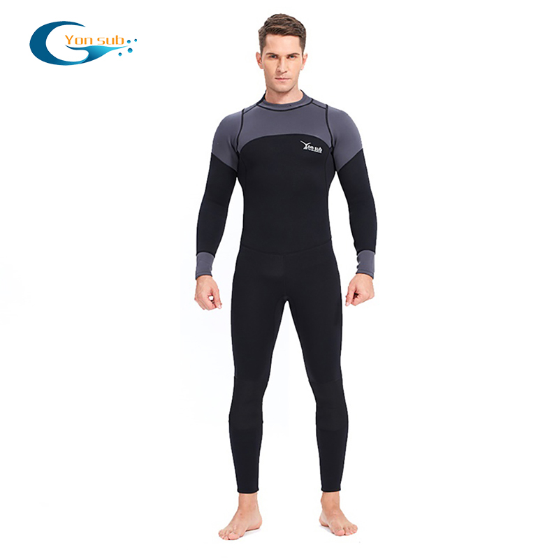 Long sleeve full body sale neoprene diving & surfing wetsuit for men