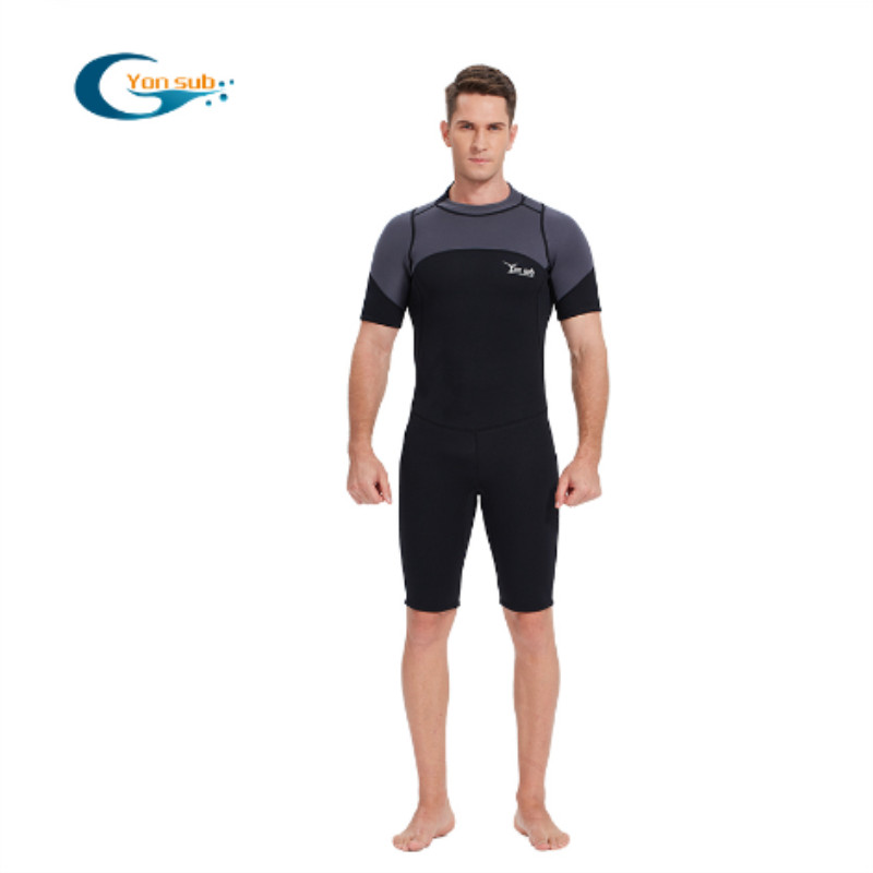 3 mm neoprene shorty wet scuba full body swimming diving suit