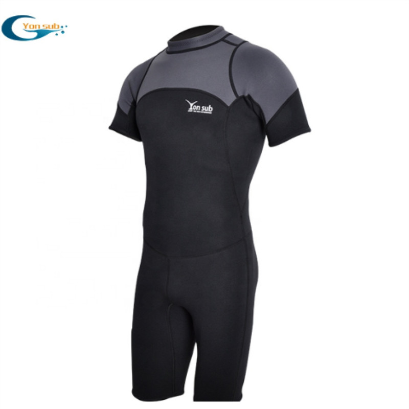 3 mm neoprene shorty wet scuba full body swimming diving suit