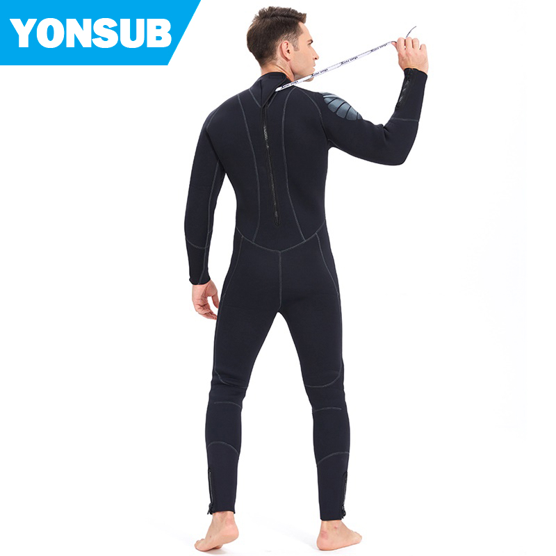 Full suit flexible 5 MM neoprene wetsuit diving for men