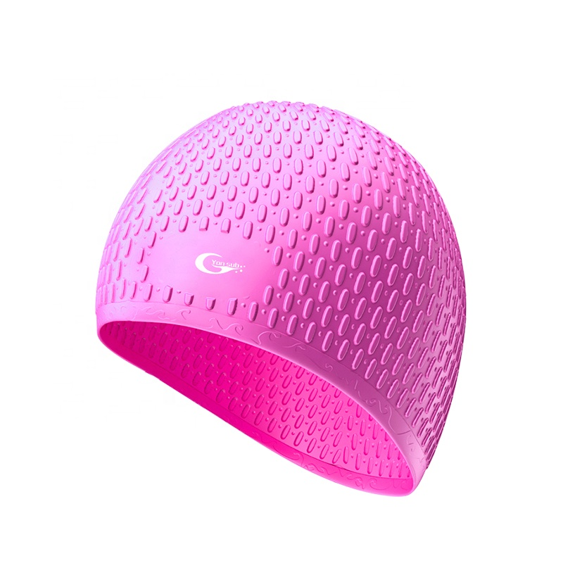 Waterproof silicone custom printed swimming cap