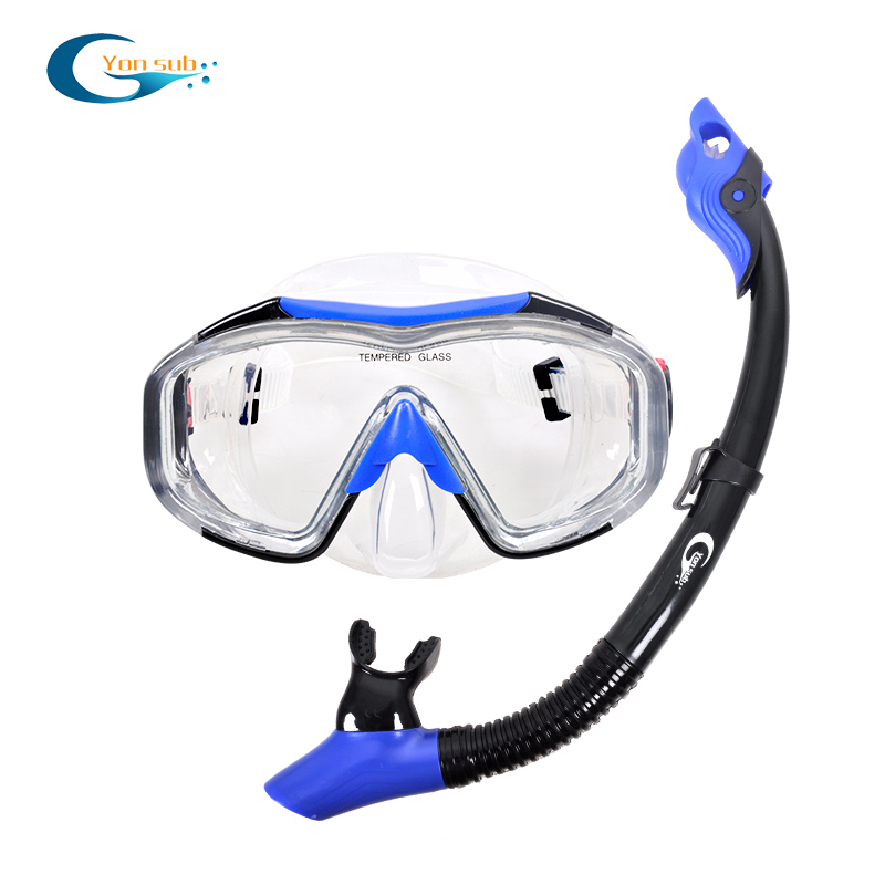 Silicone diving set mask & snorkel equipment