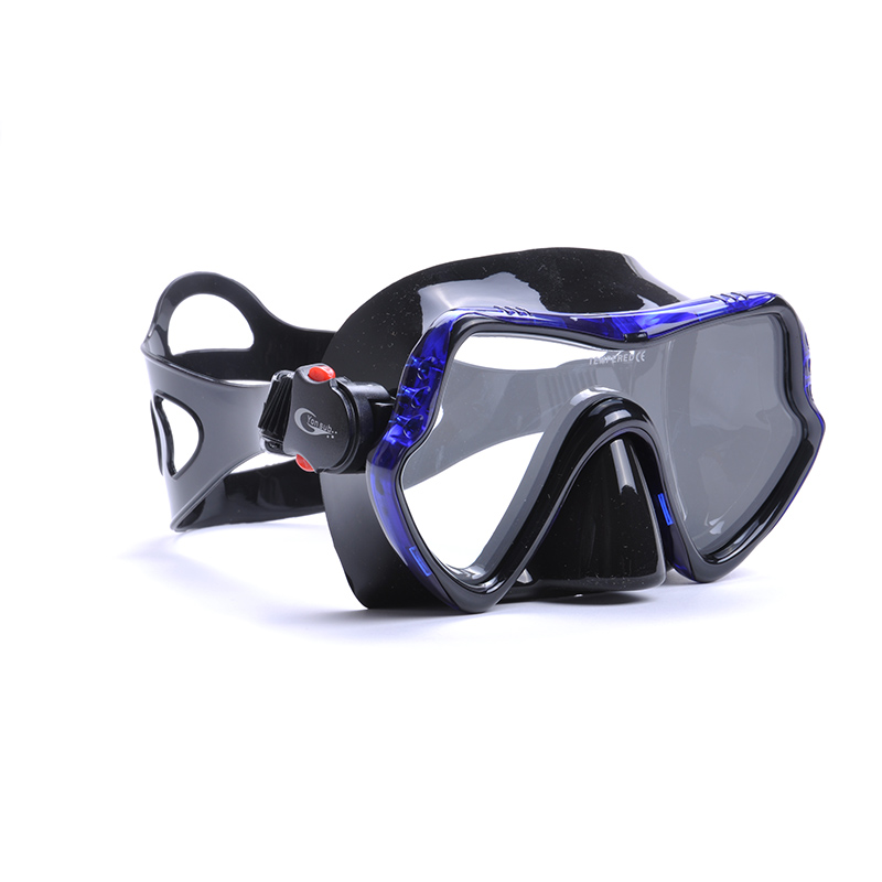 Soft silicone anti-fog snorkel diving mask