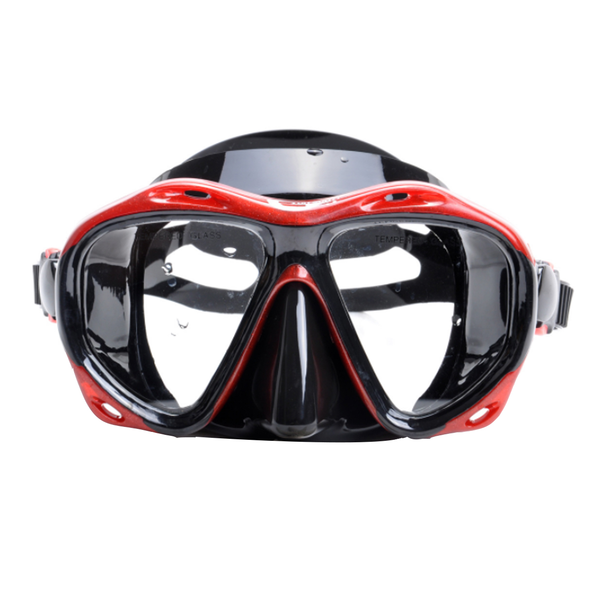 Tempered glass silicone scuba underwater diving mask 