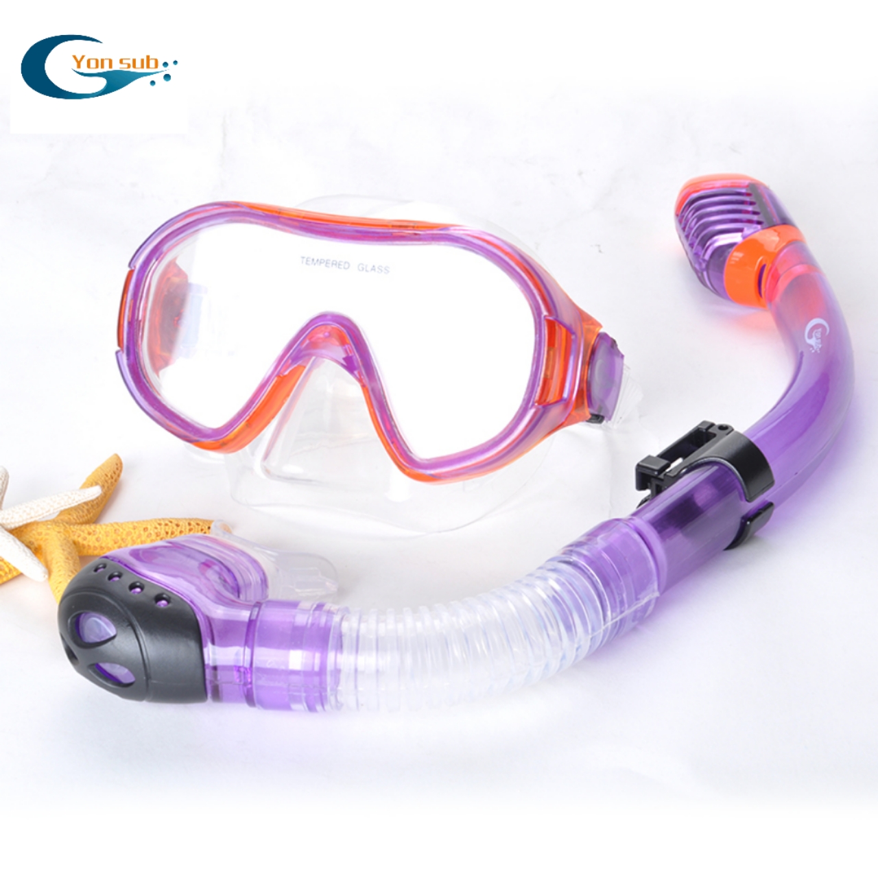 Silicone Diving mask and snokel for kids