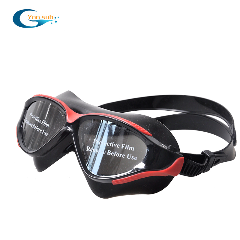 PC lens mirrored coating swimming goggles sports glasses