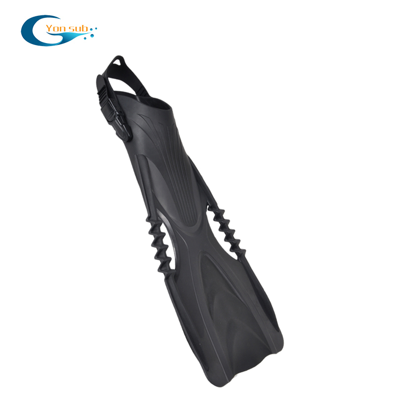 Soft scuba adjustable diving fins for adult