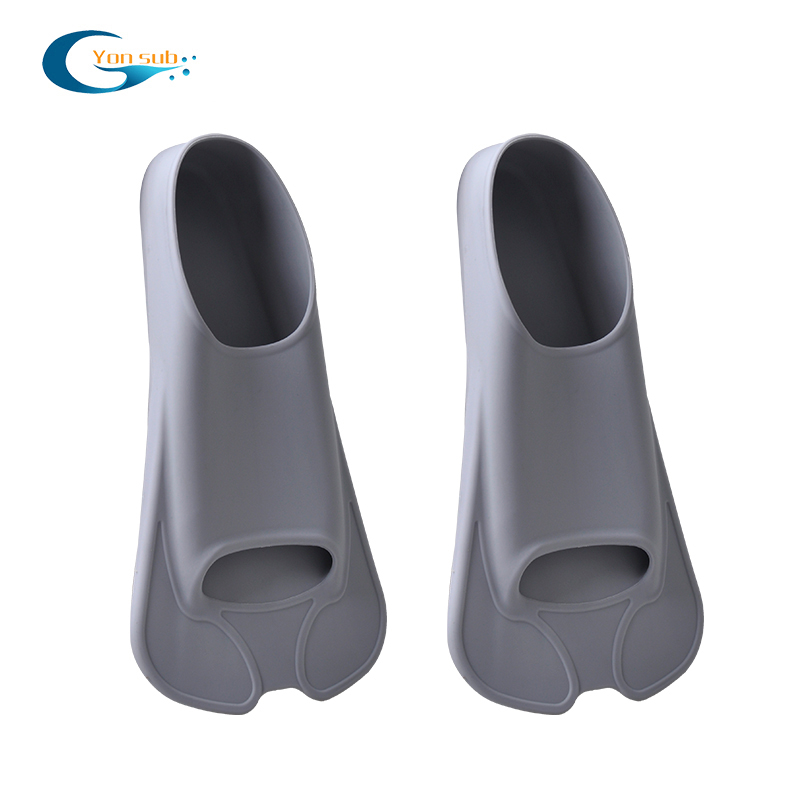 Custom swimming fins training silicone short snorkeling flippers