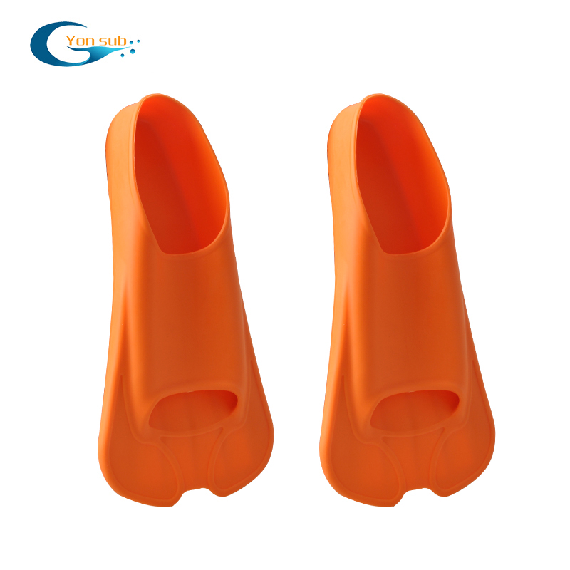 Custom swimming fins training silicone short snorkeling flippers