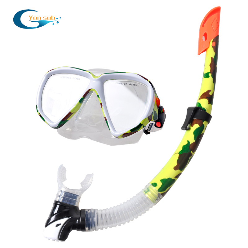 Good price silicone diving set mask & snorkel equipment
