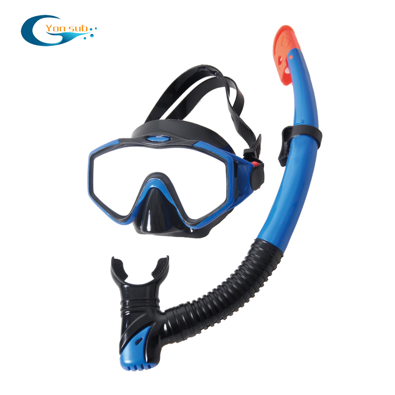 Anti fog scuba diving mask with snorkel equipment for adult