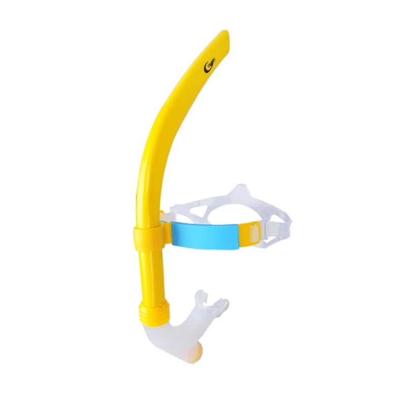 Frontal type silicone scuba diving breathing snorke tube