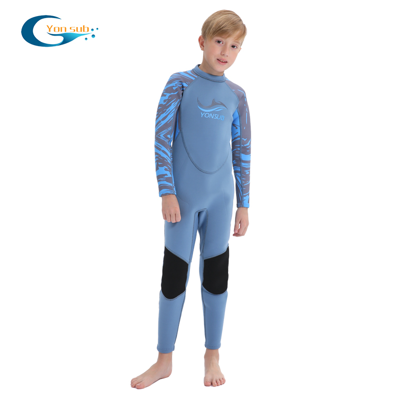 Long Sleeves Wetsuit Plus Size Diving Siut For Children