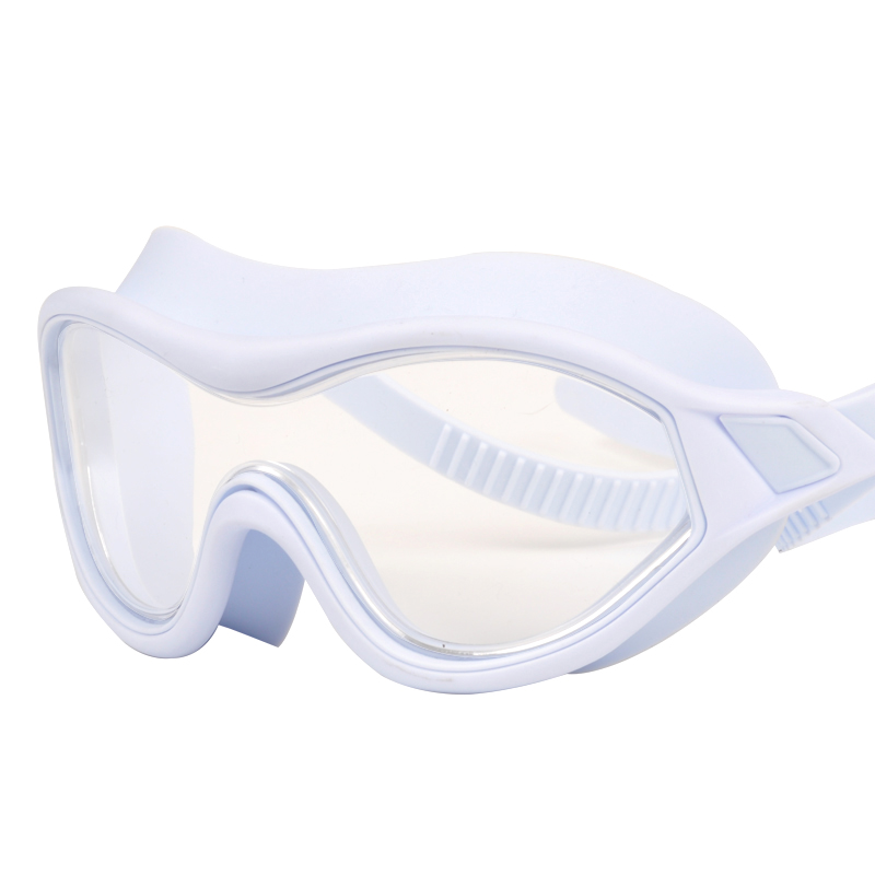 Wholesale Professional Large Frame Wide Vision Anti-fog Swimming Goggles for Children